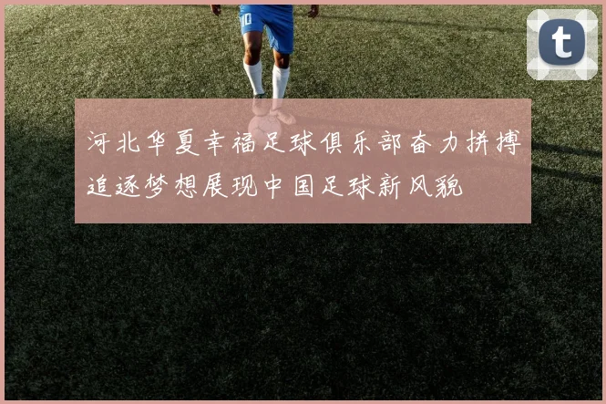 河北华夏幸福足球俱乐部奋力拼搏追逐梦想展现中国足球新风貌